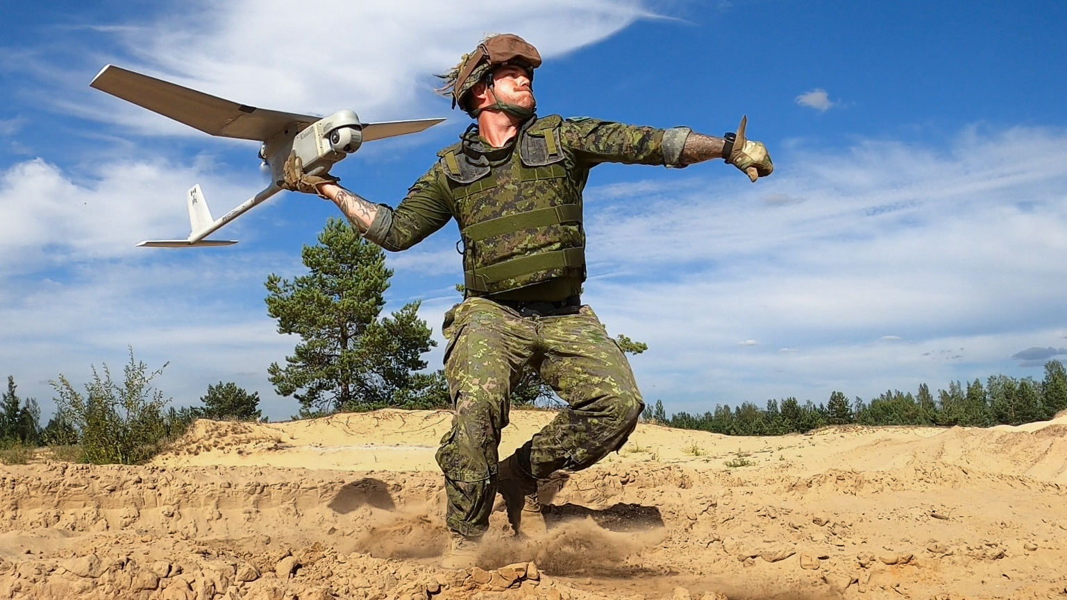 MDA’s RAVEN UAV is in service with the Canadian Army and RCN